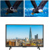 Smart TV de Pantalla Curva Grande de 55 Pulgadas, 3000R Curvature 4K HDR HD TV versión de Red(EU) Smart TV 