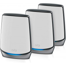 NETGEAR Orbi Mesh WiF 6 RBK853, sistema tribanda compuesto por 1 router y 2 extensores satélite, Cobertura de hasta 525 m² y hasta 100 dispositivos, AX6000 (hasta 6 Gbps) NETGEAR Orbi Mesh WiF 6 RBK853, sistema tribanda compuesto por 1 router y 2 extensores satélite, Cobertura de hasta 525 m² y hasta 100 dispositivos, AX6000 (hasta 6 Gbps)