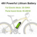 LANKELEISI XF4000 26 Pulgadas Bicicleta de montaña eléctrica 4.0 Nieve Grasa de neumáticos Bicicleta 1000W/500W energía Fuerte 48V batería de Iones de Litio 7 Velocidad suspensión Tenedor 
